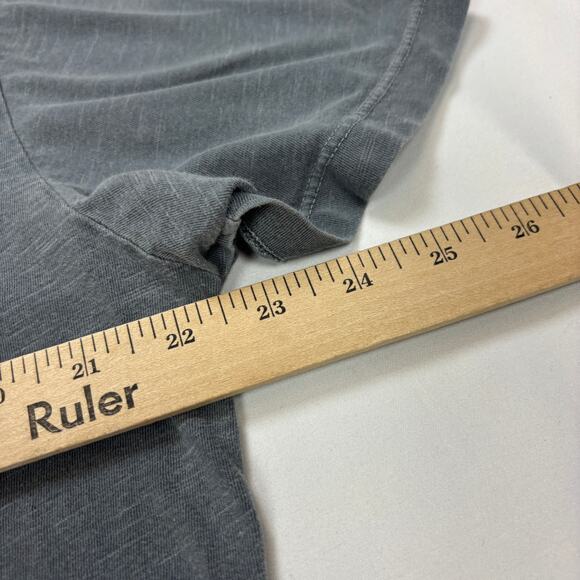 Buck Mason Curved Hem Slub Cotton Short Sleeve T Shirt Men's Large - Picture 4 of 8